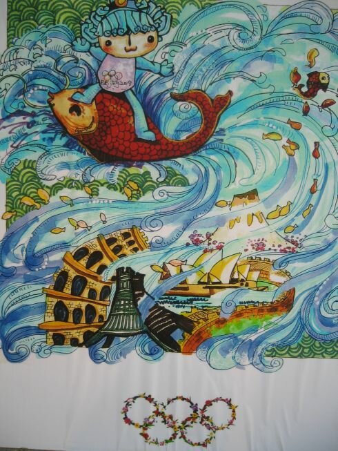 Beijing Olympic paintings