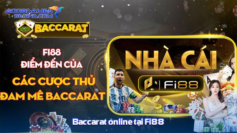 Baccarat online tại Fi88